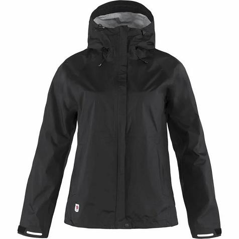 Fjallraven Women High Coast Wind Jacket Black PH123510 Philippines